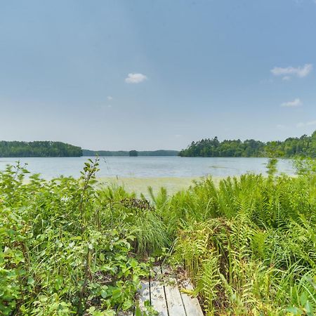 Scenic Hayward Lake View Retreat With Fire Pit Exterior photo